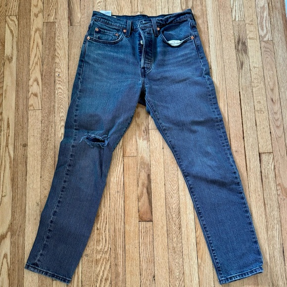 Levi’s skinny 501, high rise, dark side of the moon, size 27. - Picture 4 of 5